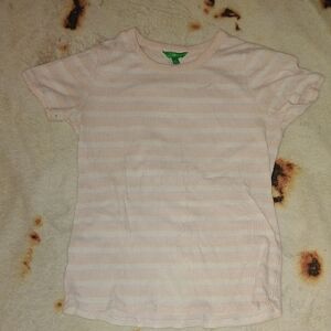 Dip Light Pink Striped Kids Tee